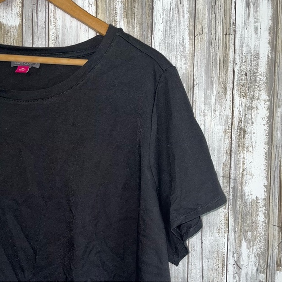 NWT Vince Camuto Black Afterglow Tee - Picture 3 of 5
